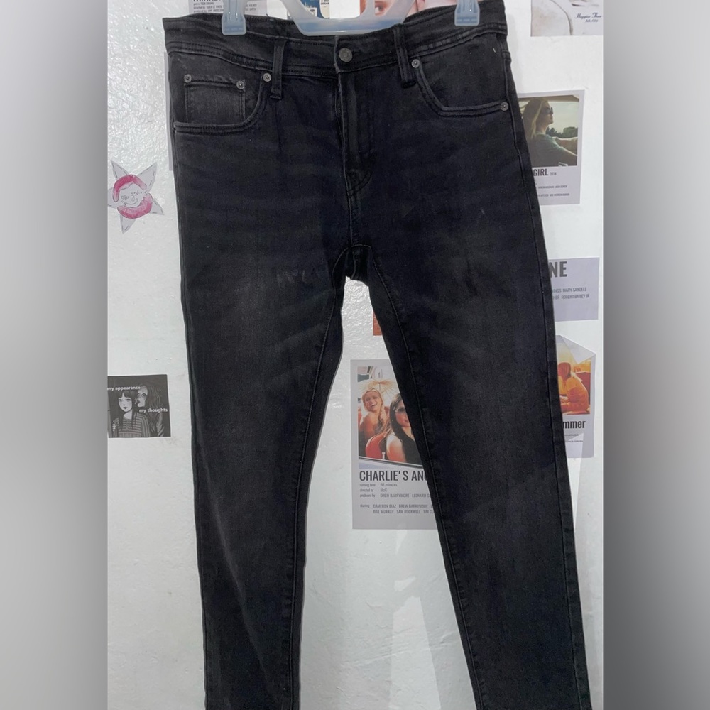 Black straight pants ॱᐧ.˳˳.⋅
